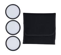 Mtlavishness 3PCS Lens Filtre Set pour Les caméras DSLR High Definition revêtement Anti-rayage Huile Scratch Ideal pour Les paysages de Nuit Pierres Glassworks Metal Works
