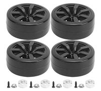 Mtlavishness 4 pièces 63mm nouvelles sept paires de pneus modifiés pneus à dérive pour 1/10 WPL D12 (015BL)