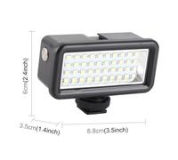 Mtlavishness 40m sous-Marin Lumière 40Meled Diving Light avec 8 pcs filtres de Couleur idéal pour la Photographie sous-Marine en apnée et Enregistrement vidéo 6000 6500k