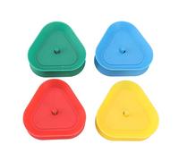Mtlavishness 4pcs Player Un Porte-Cartes en Plastique de Conception de Printemps en Plastique Idéal pour Les Jeux de Poker Adultes pour Adolescents Jeux de Cartes de Dessins