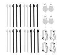 Mtlavishness 4set Touch Remplacement Conseils d'écriture du Stylo Nibs Pièces durables et Robustes pour la Note 10 et la Note 10 Plus Pendant l'écriture et l'interaction d'écran (Noir)
