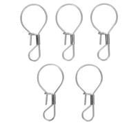 Mtlavishness 5 pièces en Acier Inoxydable à Une Seule Main pour Poisson Vivant, Boucle de Verrouillage pour Eau Douce et Eau salée, sécurisez Vos Prises avec Clip de Corde,