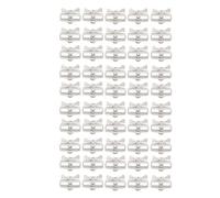 Mtlavishness 50pcs clôture électrique filtreuse météorographie en Alliage abs Alliage de Fil pour la clôture de Jardin de sécurité en Plein air 7x5x3cm clôture Portable Accessoire (1 Paquet)