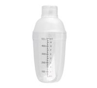 Mtlavishness 530 ml PC avec un niveau alimentaire à l'échelle claire pour le lait de thé à la maison et une conception transparente légère professionnelle E légère (530 ml)