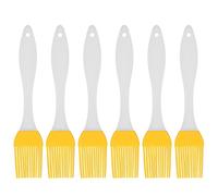 Mtlavishness [6 pièces à vendre] Brosse à huile en silicone Brosse à huile en silicone jaune Gadget de cuisine Brosse à gril