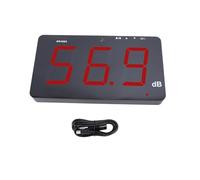 Mtlavishness 6 Pouces LCD Sound Murd Murd Sound Mur de 30 à 130 DB Tester de Bruit avec Un Super Grand écran rétroéclairé pour Une Lecture Claire dans Les Zones Sombres de