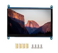 Mtlavishness 7 Pouces LCD HD Multimedia Interface Affichage Écran Tactile capacitif pour RPI Ultra HD 1024x600 Résolution Idéal pour RPI et Affichage secondaire de l'ordinateur