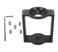 Mtlavishness 75 mm Tête de trépied en Aluminium, Adaptateur Demi-Boule Plat vers Bol, convertisseur pour trépied de caméra vidéo DSLR, Rail Coulissant