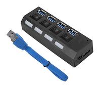 Mtlavishness à Haute Vitesse USB3 0 Splitter 4 Port Port USB Switchsion HUB Switchsion Port avec Alimentation True High Speed 3 0 Chipe étend l'ordinateur Interface USB3 0