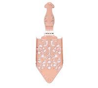 Mtlavishness Absinthe en or rose vintage cuillère en acier inoxydable design creux de cocktail en bois de ver en verre pour boire 25 g (Or rose)