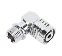 Mtlavishness Adaptateur de Tuyau à 90 degrés pour connecteur de régulateur de plongée 2ème étage, Accessoire de plongée en Acier Inoxydable de qualité supérieure pour Une