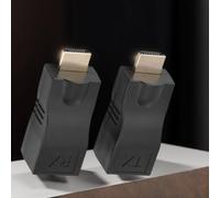 Mtlavishness Adaptateur Hdmi vers Rj45 pour Extension Réseau sur Câble Cat 5E Et Cat 6 Jusqu’à 30 Mètres avec Support 4K 1080P Hdcv 1 4 Utilisation Idéale avec Fire TV Stick Et PlayStation 4