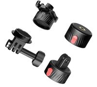 Mtlavishness Adaptateur magnétique Adaptateur Adaptateur Mont de Base de libération Rapide pour Les caméras d'action Installation Rapide sans désassemblage Lourd léger et (4 PCS)