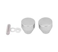 Mtlavishness aluminium en aluminium allié plaqué poignée poignée bouton de haute qualité brillante et durable adapté à la porte de verre de douche de salle de bain ou à la porte (Aluminiumlegierung