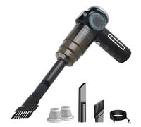 Mtlavishness Aspirateur sans Fil Portable Rechargeable avec Forte Puissance d'aspiration de 6000 Pa, buse Plate et Brosse, Affichage de la Batterie, écran numérique, Filtre (2 filtres)