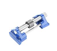 Mtlavishness Auto-Centering Liging Pabinet pour aiguiser Ciseaux Plane Irons Construction de métal Premium avec Outil de menuiserie à Rouleaux Bleu 10x4x3,5 cm