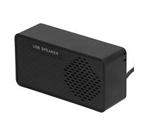 Mtlavishness B Haut-parleurs d'ordinateur avec Carte Son intégrée, Haut-parleurs de Bureau Portables pour Plug and Play, Puissance de Sortie 3 W, réponse en fréquence 40 Hz, 20