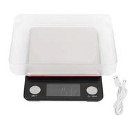 Mtlavishness Balance de cuisine rechargeable par USB de haute précision Balance électronique multifonctionnelle 5kg 0 1g