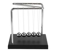 Mtlavishness Balanced Toy's with avec des boules en acier inoxydable et une base en bois pour le bureau de bureau décoration de la maison Sciences éducatives enfants adultes