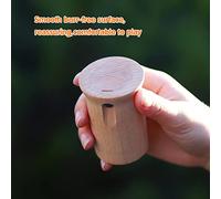 Mtlavishness Beech Wood Bird Call Whistle Flûte pour la Musique préscolaire Illumination Robuste Durable Confortable pour Jouer à Petite Taille légère adaptée à n'importe où 7 6 x
