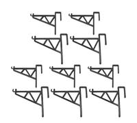 Mtlavishness Beehive Frame Holder Grip 10 pièces Support d'apiculture Support en Plastique Support de Cadre de Ruche Support équipement d'apiculture Fournitures d'apiculture Outil (Noire)