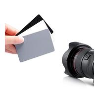 Mtlavishness Blanc Noir 18% Gris Cartes de Balance de Couleur Carte Gris numérique avec Sangle de coude DSLR caméra Blanc Carte de bilan idéal pour la Photographie Un équilibre