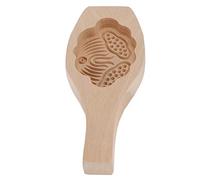 Mtlavishness bois Mooncake moule bricolage biscuits Fondant gâteau cuisson moule cuisine décoration outils (Gousse de lotus)