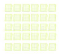 Mtlavishness Bouchons d'appât 30 pièces Type de Grille en Plastique Bouchon de Poils de Poisson Solide pour équipement de pêche à la Carpe Bouchons de bouillettes adaptés à la (Fluorescence)