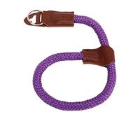 Mtlavishness Camera STRAP ET LECTON POIDS POUR DSLR et des appareils photo sans miroir pendant les séances de photographie en coton pur et en cuir avec connexion en anneau clé et (Violet)