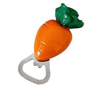 Mtlavishness Cartoon Bottle Opender Strong Magnetic Absorption 3D Design Plastic pour le réfrigérateur Décoration de la cuisine et ouverture de bière Environ 30 g (Orange)