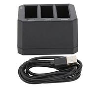 Mtlavishness Chargeur à Trois canaux pour Sports Camera High Speed Charges Sources d'alimentation Multiples adaptées aux Sports de Plein air et à la Maison Utilisation 5V 2 4A