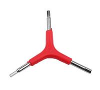 Mtlavishness Clé hexagonale intérieure à trois voies, outil de clé hexagonale de vélo léger et portable pour l'entretien et la réparation du vélo, matériau solide, durable, de