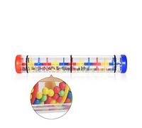 Mtlavishness coloré 12 - Pouce Rainmaker Rain Stick Instrument de Musique Toy Captive Les Enfants avec des Couleurs Vives et Un Son de Pluie réaliste idéal pour Les Jeux pour