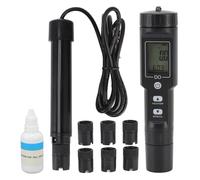 Mtlavishness Compteur d'oxygène dissous avec sonde amovible et écran numérique pour la recherche en laboratoire et les tests d'aquaculture (Sans rétroéclairage)