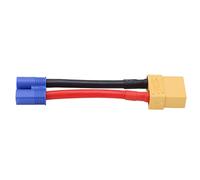Mtlavishness Connecteur XT90 femelle vers EC3 mâle 12 AWG professionnel XT90 avec design réutilisable et forte compatibilité, convient pour les modèles de voiture télécommandée et les modèles d'avions