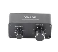 Mtlavishness Contrôleur de Volume Audio stéréo Mini, contrôle du Volume des écouteurs avec Sortie Jack 3,5 mm, Transmission du Signal sans Perte, Alliage d'aluminium Stable,