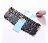 Mtlavishness Coupe-papier portable A4 de 12,2 pouces avec tête de coupe de sécurité et règle latérale, parfait pour le papier artisanal, les photos, les cartes, le scrapbooking,