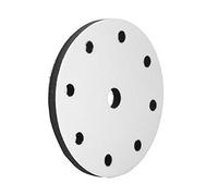 Mtlavishness Coussin d'interface en éponge souple de 150 mm de diamètre avec 15 trous pour patins de ponçage, idéal pour les rectifieuses de polissage pneumatiques et électriques (6 pouces 9 trous)