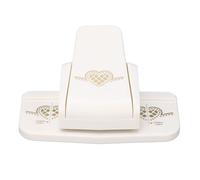 Mtlavishness Craft Punches Success Tool Outil de perforation mignon multifonctionnel portable pour bords de papier pour scrapbooking, emballage cadeau, album photo avec motif (Motif Coeur Grande