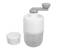 Mtlavishness Crusteur de glace portable 1l manuel de glace rasé pour les cônes de neige et les cocktails idéaux pour la maison de camping extérieur abs pp matériau léger et compact