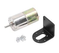 Mtlavishness DC Motoréducteur Micro Brossé Autobloquant En Alliage D'aluminium Moteur Électrique Industriel 12V 10W avec Support (0-600 RPM)