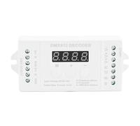 Mtlavishness Decorder Controller Mini décodeur à affichage numérique 4CH 15 effets intégrés Contrôleur de décodeur DC9 à 24V pour lumières LED RGBW Contrôleur LED Decorder