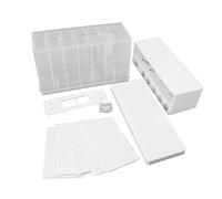 Mtlavishness Distributeur de riz mural à 6 grilles, capacité de 10 L, distributeur de céréales scellé pour le stockage des aliments secs avec design transparent et entonnoir de