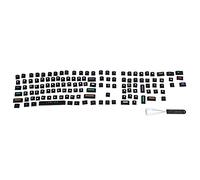 Mtlavishness Dot keycap Colorant Sublimation Keyboard keycaps Ensembles en matériau PBT Durable adapté au Bricolage et aux claviers ANSI la Plupart compatibles avec 61 64 68 87 96 (Black)