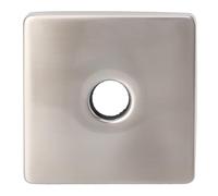 Mtlavishness douche bras couvercle plaque décorative extra grand acier inoxydable pour la salle de bain électroplate de douche disgracieuse plomberie Ajouter une touche moderne à (Brossé)