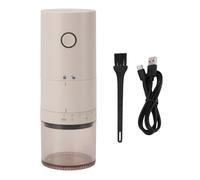 Mtlavishness Electric Burr Coffee Grinder avec ABS SU MATÉRIAUX 38 GRIND CADRESSE USB CHARGEMENT rapide pour les voyages et les appartements portables et légers pesant environ 520