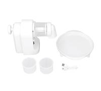 Mtlavishness Electric Ice Crusher multipurpose 2000mAh Machine rechargeable USB pour fabriquer des glaces rasées et des cônes de neige idéaux pour une utilisation à la maison et