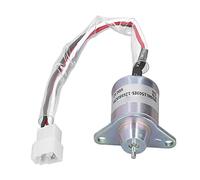 Mtlavishness Électrovanne d'extinction de moteur d'excavatrice, électrovanne d'arrêt de carburant pour R55 R60 7 R80 7, 55 60, Komatsu 40 50, 4TNV98 4TNV94, moteur, haute précision