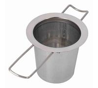 Mtlavishness en acier inoxydable en acier inoxydable Thé Infuseur en métal Casse de tasse à haute densité pliable avec couvercle pour le thé et le café Silver 2 par par 2 6 pouces