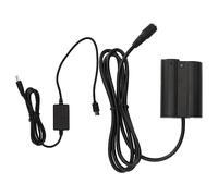 Mtlavishness EN EL15 DC Coutrage Batterie factice pour les caméras avec adaptateur d'alimentation de type C Compatibilité élevée Décodage complet et protection de la sécurité